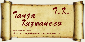 Tanja Kuzmančev vizit kartica